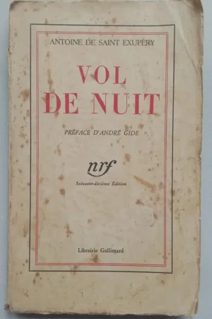 Vol de nuit ( Préface d'André Gide )