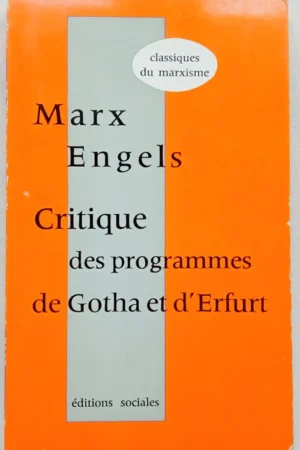 Critique des programmes de Gotha et d'Erfurt