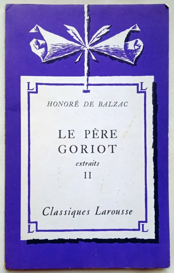 Le père Goriot (Analyse)