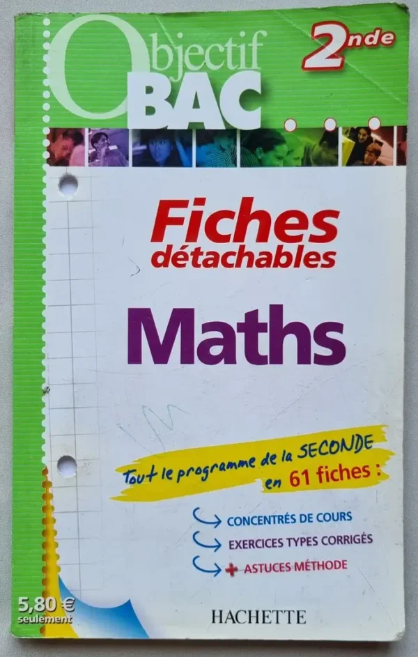 Fiches détachables Maths 2 nde