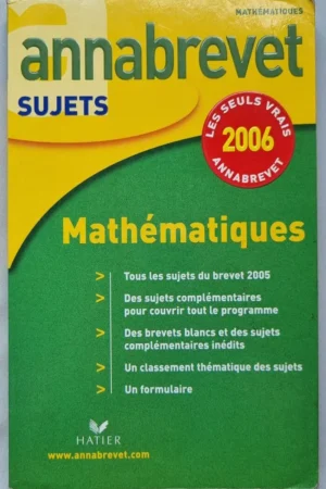 Annabrevet sujets Math