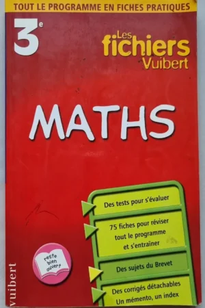 Les fichiers Vuibert MATHS 3e
