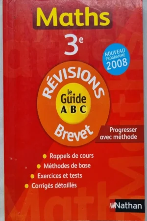 Le guide ABC révisions brevet Math 3e