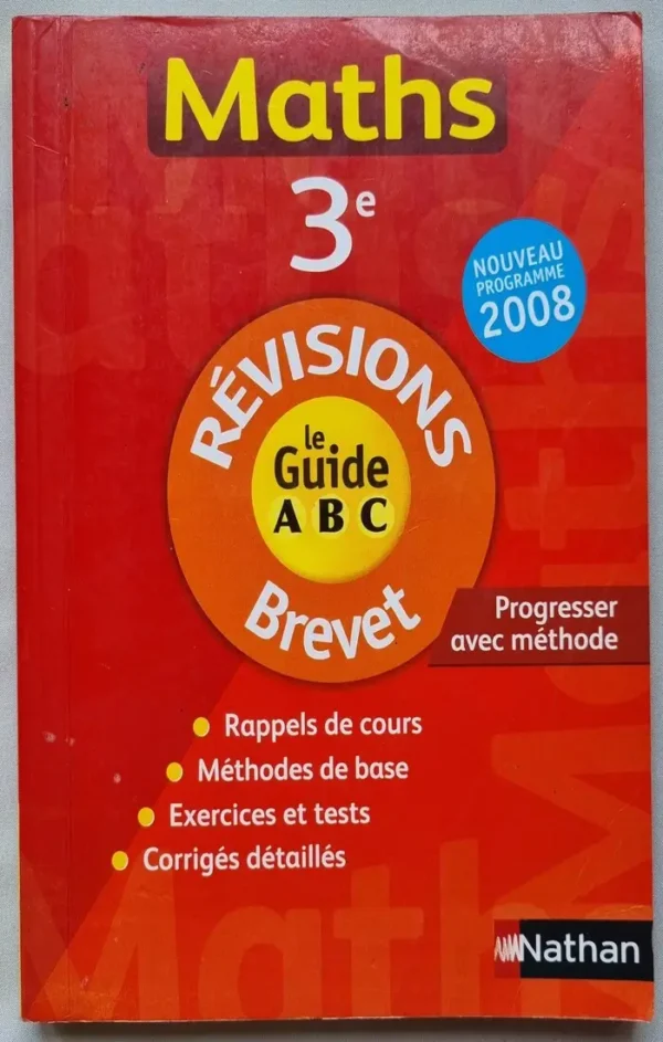 Le guide ABC révisions brevet Math 3e