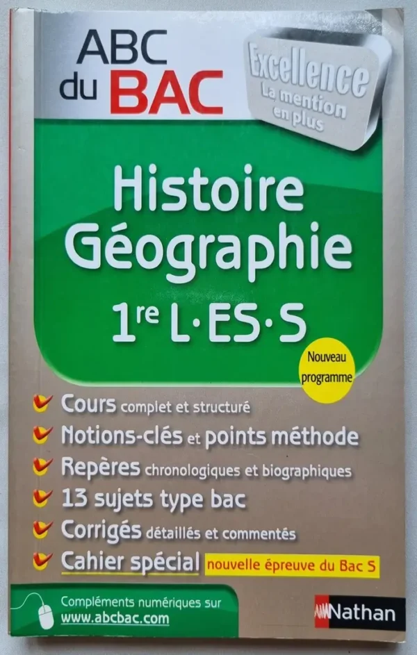 ABC DU BAC Histoire Géographie 1ere