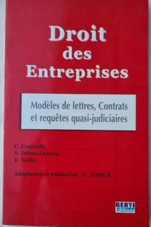 Droit des entreprises - قانون المؤسسات