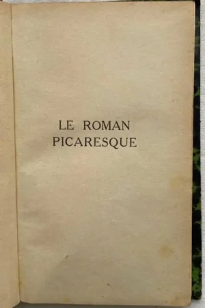 Le roman picaresque