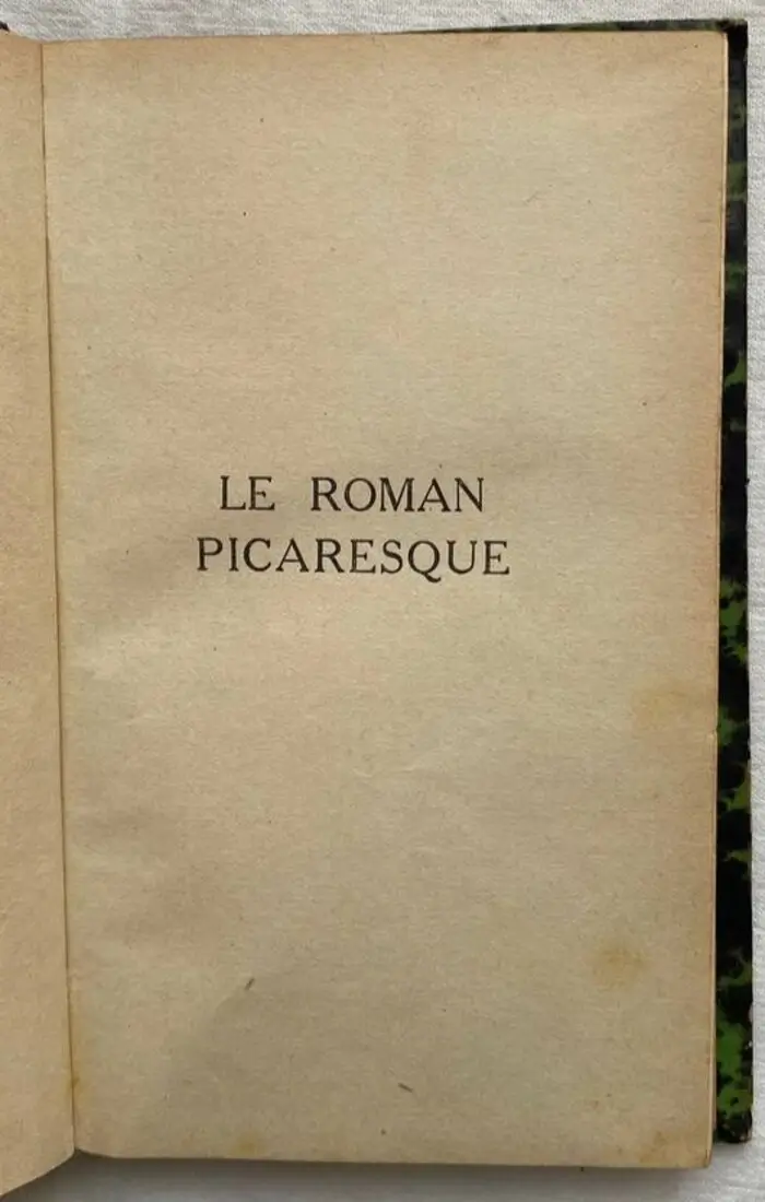Le roman picaresque