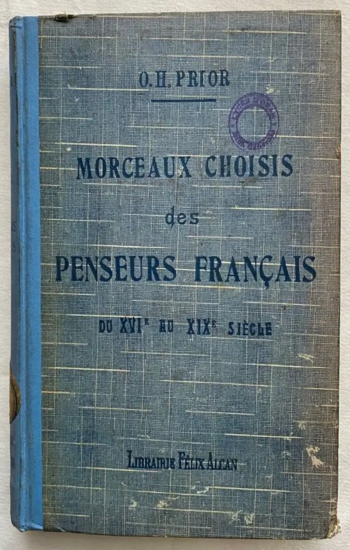 Morceaux choisis des penseurs français